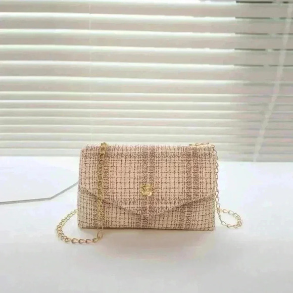 ⚠️Clearance Mini Apricot Flap Chain Crossbody Bag - Picture 1 of 6